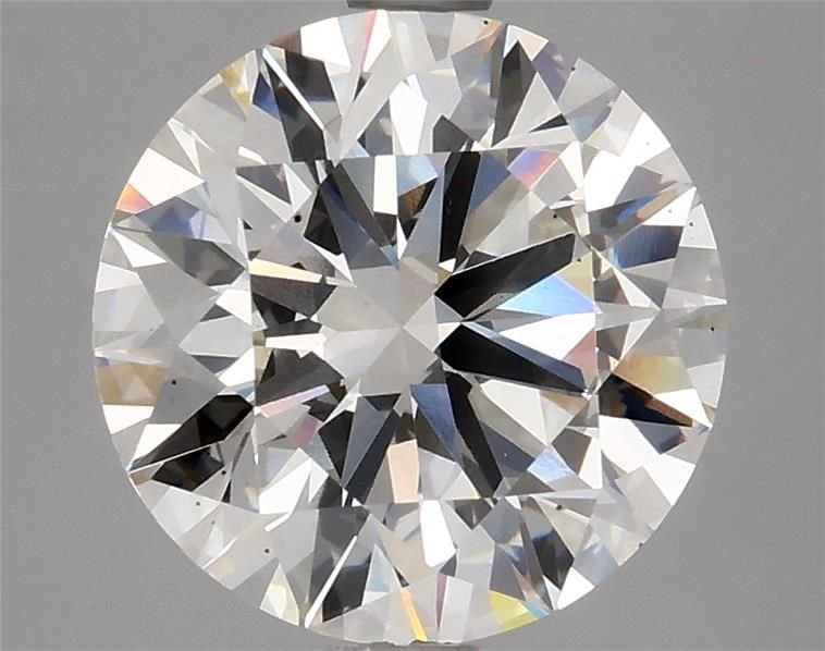 3.39ct H VS2 Rare Carat Ideal Cut Round Lab Grown Diamond