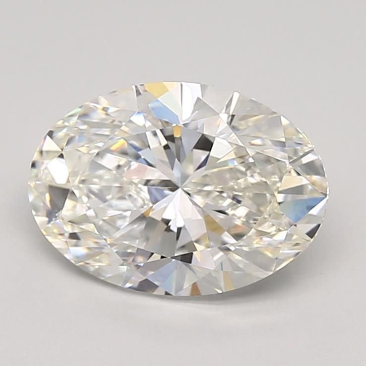 3.03ct F VVS2 Very Good Cut Oval Lab Grown Diamond