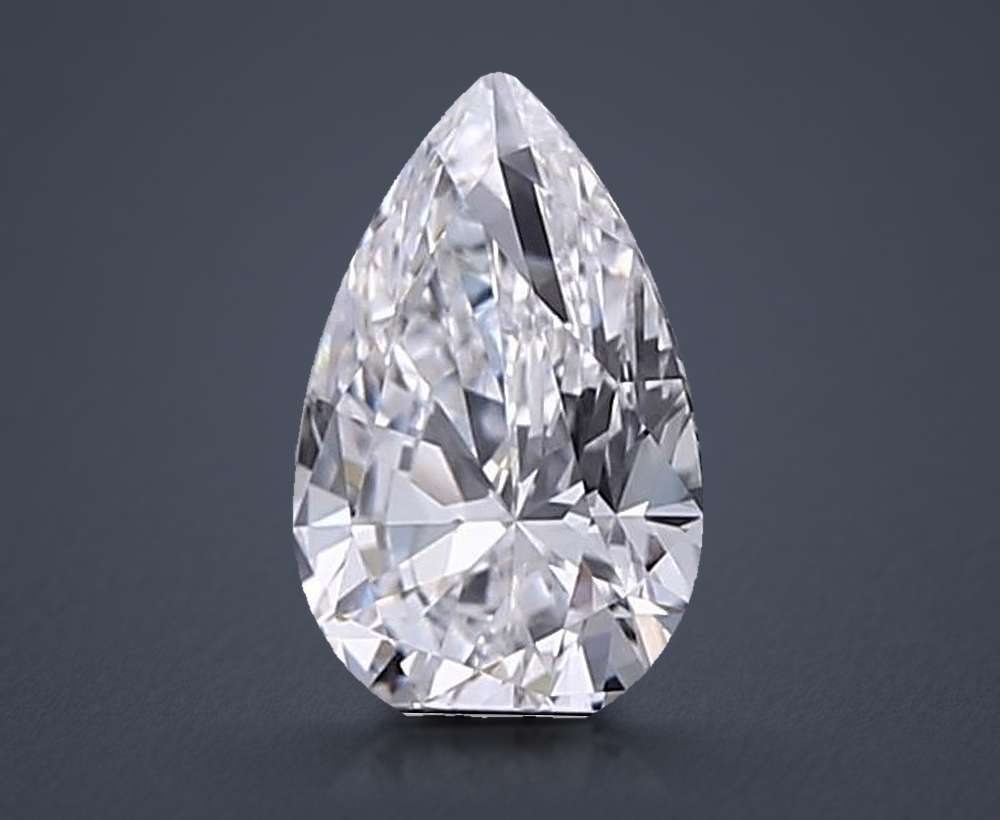 0.54 Carat Pear Lab Diamond