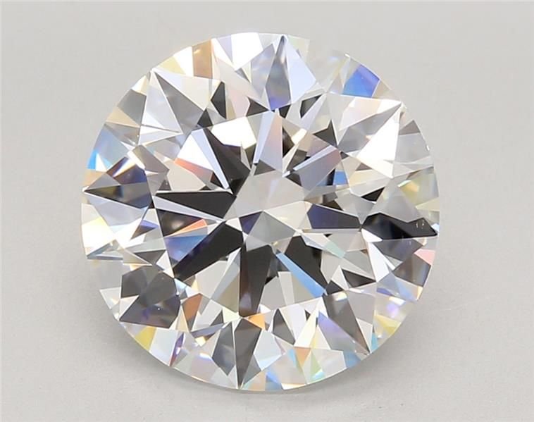 5.56ct E VVS2 Rare Carat Ideal Cut Round Lab Grown Diamond