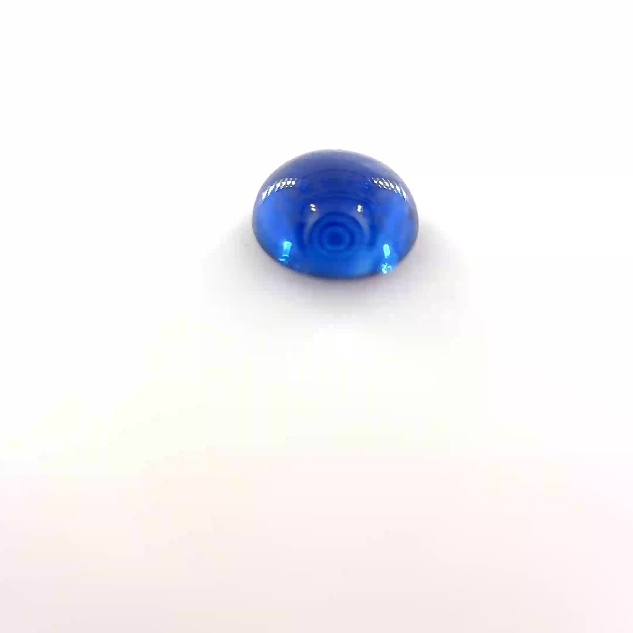 0.92 Carat Blue Round Sapphire