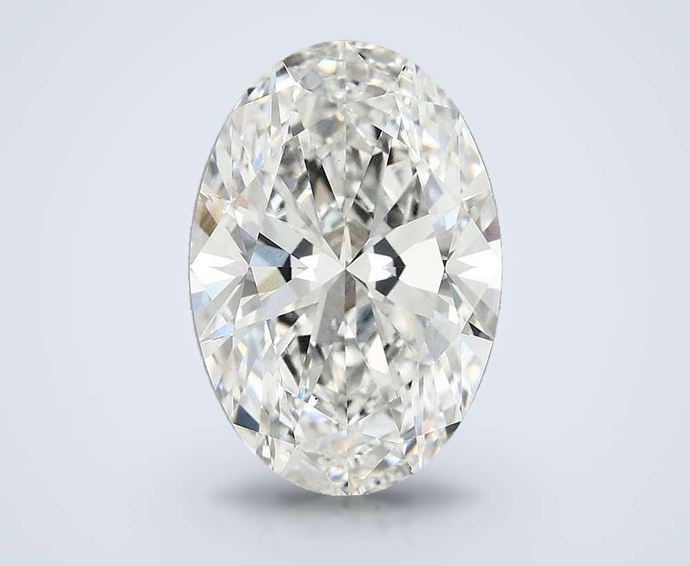 4.97 Carat Oval Lab Diamond