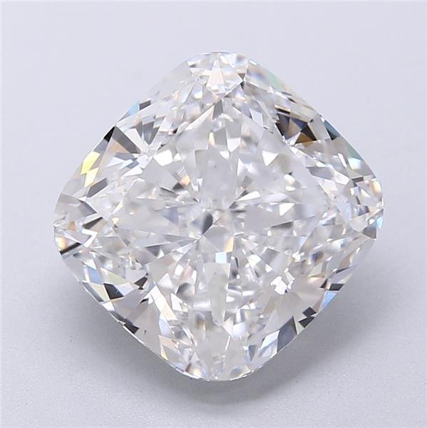 5.09ct D VVS2 Rare Carat Ideal Cut Cushion Lab Grown Diamond