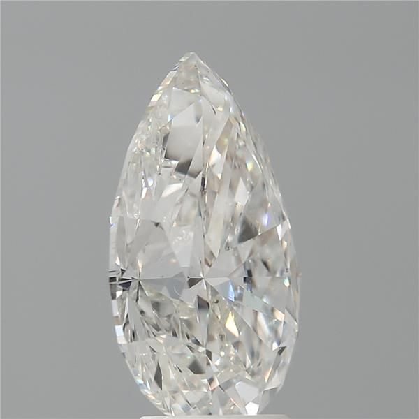 5.04ct I SI1 Rare Carat Ideal Cut Pear Diamond