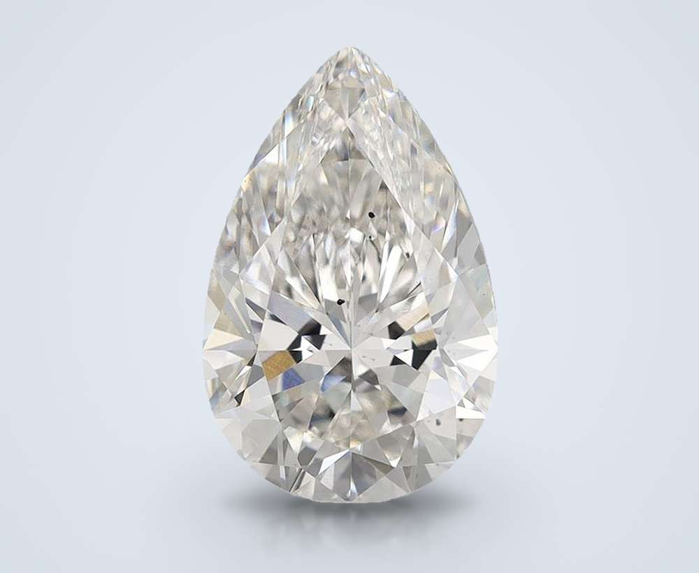 3.67 Carat Pear Lab Diamond
