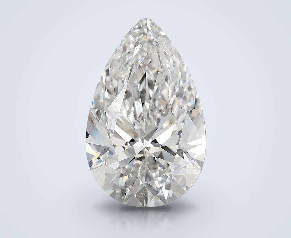 6.00 Carat Pear Lab Diamond