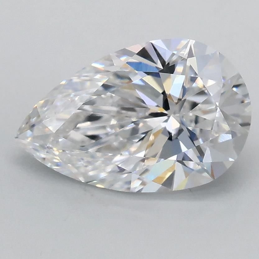 1.56ct D VS1 Rare Carat Ideal Cut Pear Lab Grown Diamond