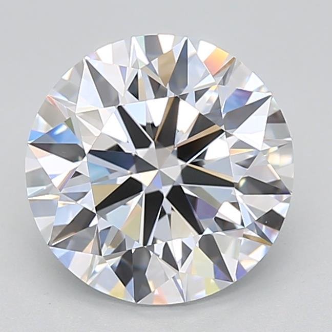 2.52ct D VVS1 Rare Carat Ideal Cut Round Lab Grown Diamond