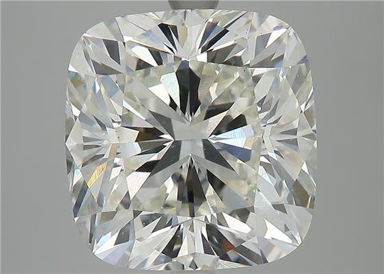 5.13ct J VS2 Rare Carat Ideal Cut Cushion Diamond