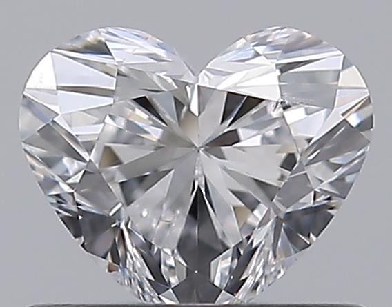 0.53ct D SI2 Rare Carat Ideal Cut Heart Diamond