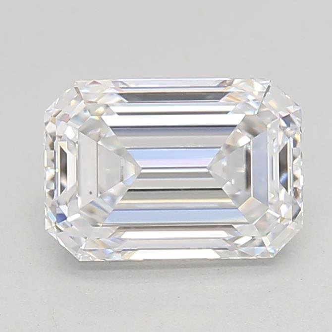 0.96ct D VS1 Excellent Cut Emerald Lab Grown Diamond