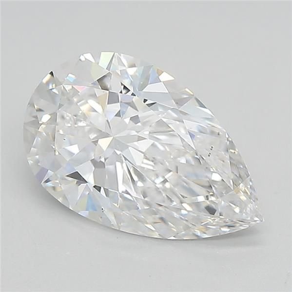 2.18ct E VS1 Rare Carat Ideal Cut Pear Lab Grown Diamond