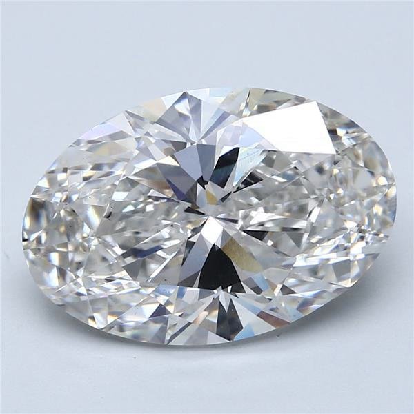 7.21ct G VS2 Rare Carat Ideal Cut Oval Lab Grown Diamond