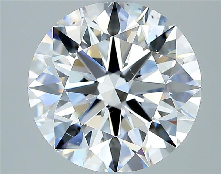 3.02ct D VS2 Rare Carat Ideal Cut Round Diamond