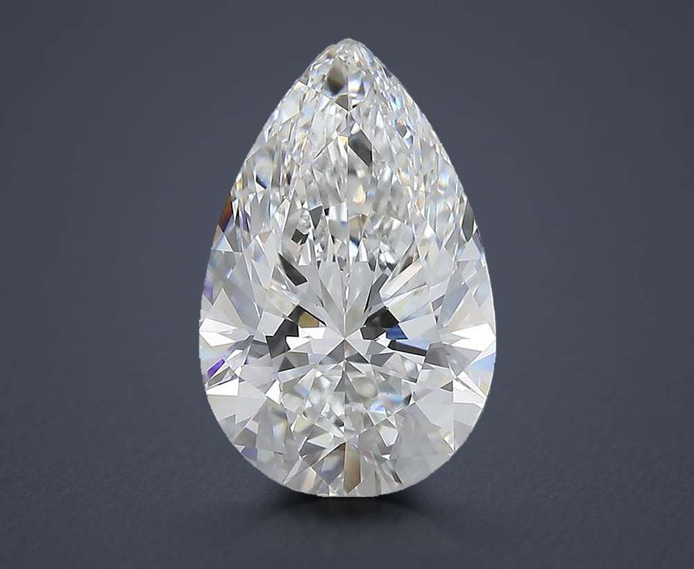 5.43 Carat Pear Lab Diamond