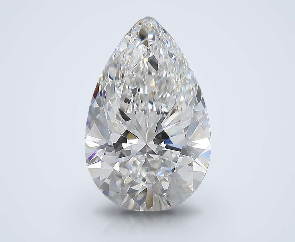 5.43 Carat Pear Lab Diamond