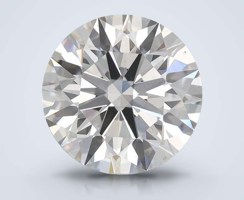 3.77 Carat Round Lab Diamond