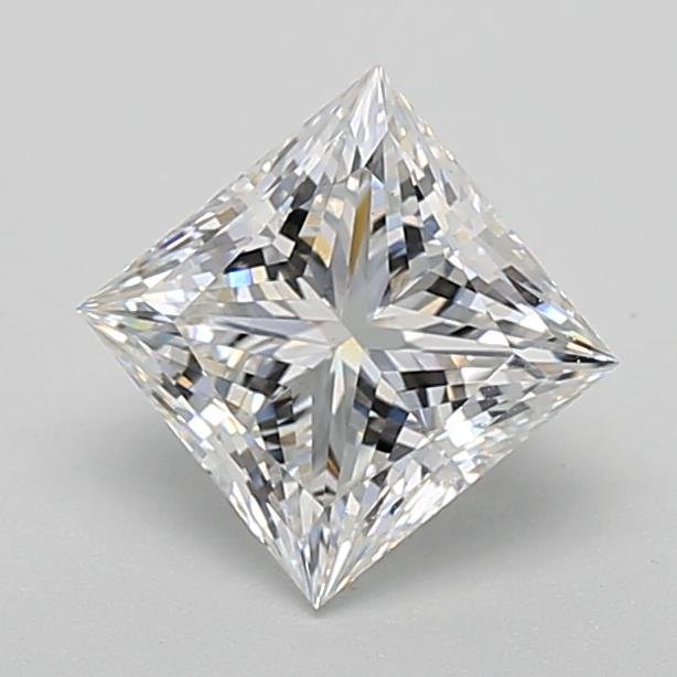 1.55ct F VVS2 Rare Carat Ideal Cut Princess Lab Grown Diamond