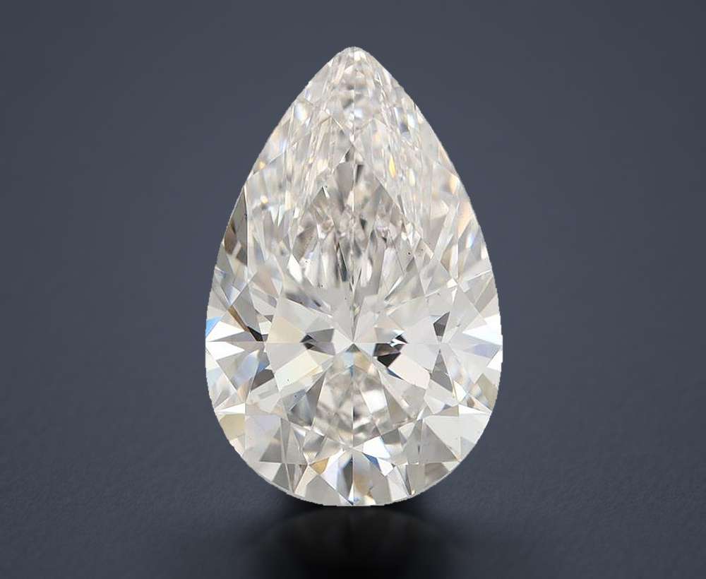 7.01 Carat Pear Lab Diamond