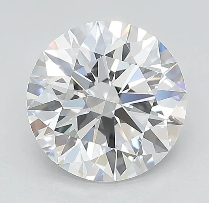 1.71ct D VS2 Rare Carat Ideal Cut Round Lab Grown Diamond