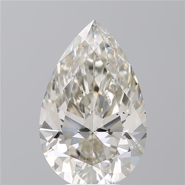 6.53ct H VS2 Rare Carat Ideal Cut Pear Lab Grown Diamond