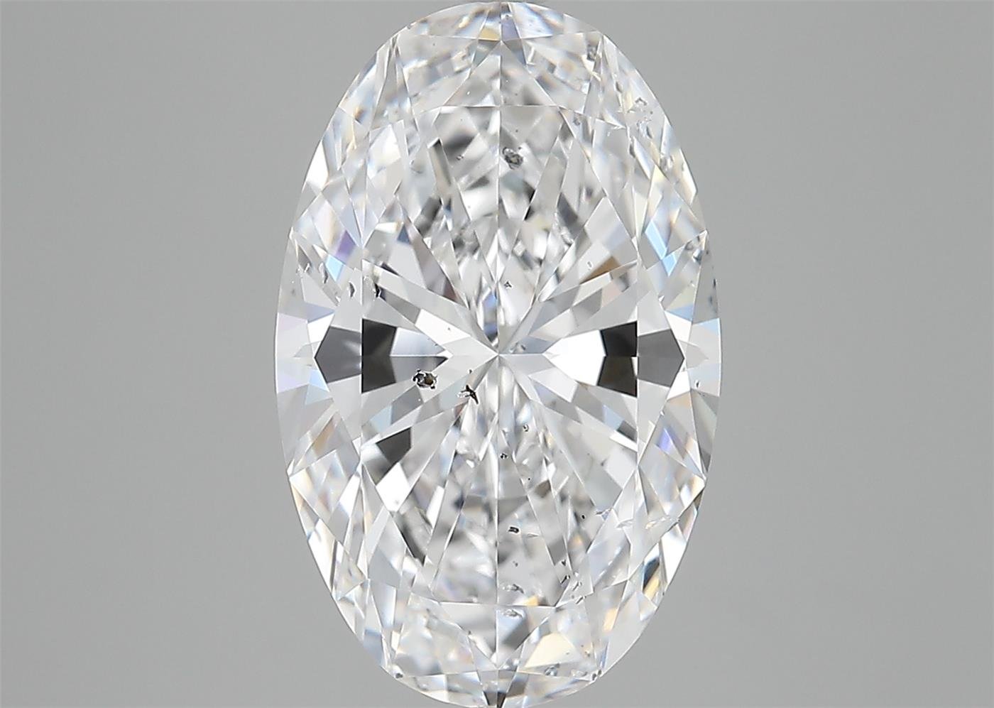 6.02ct D SI1 Rare Carat Ideal Cut Oval Diamond