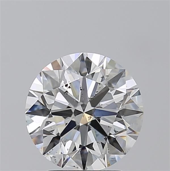 2.51ct E SI2 Rare Carat Ideal Cut Round Diamond
