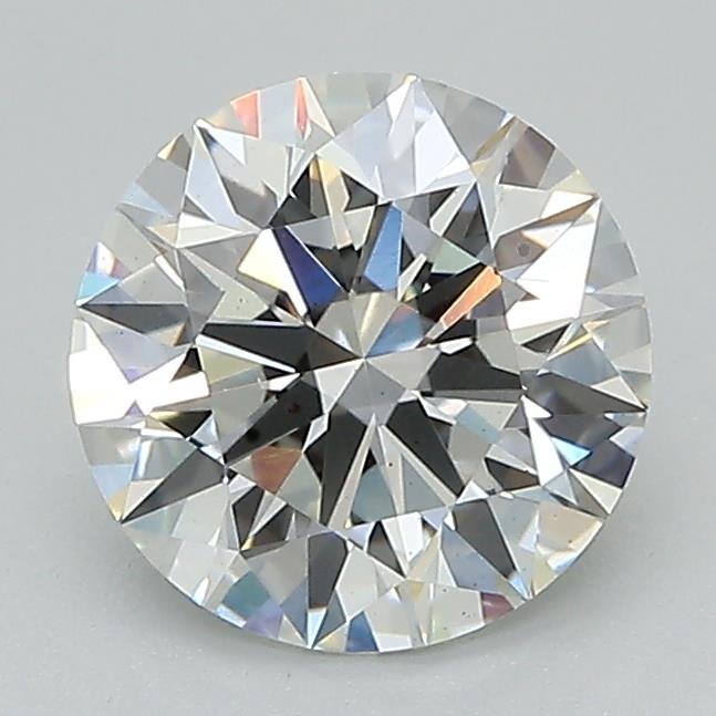 1.54ct F VS2 Rare Carat Ideal Cut Round Lab Grown Diamond