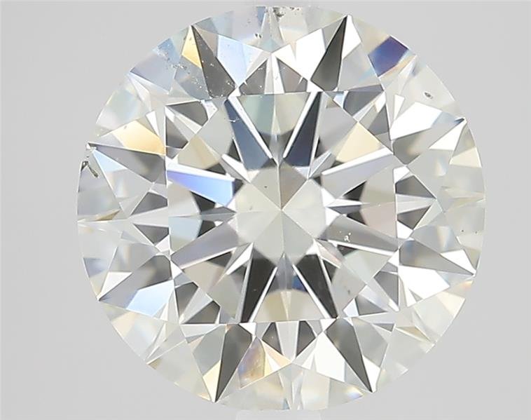 2.51ct J SI1 Rare Carat Ideal Cut Round Diamond