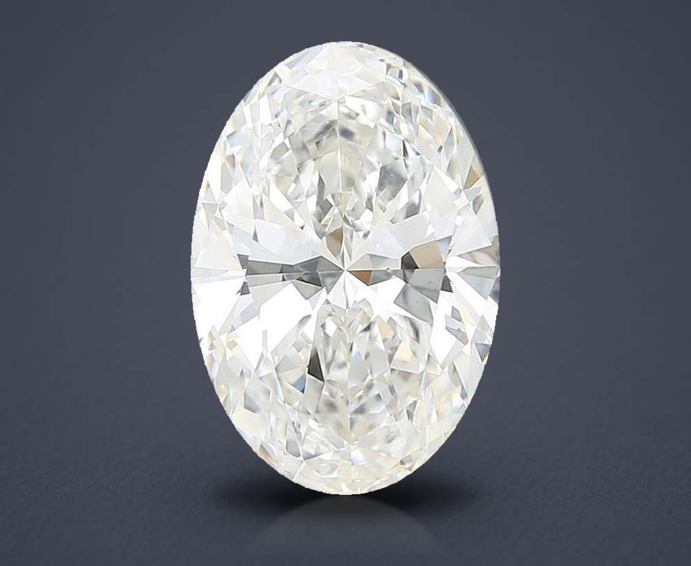 6.63 Carat Oval Lab Diamond