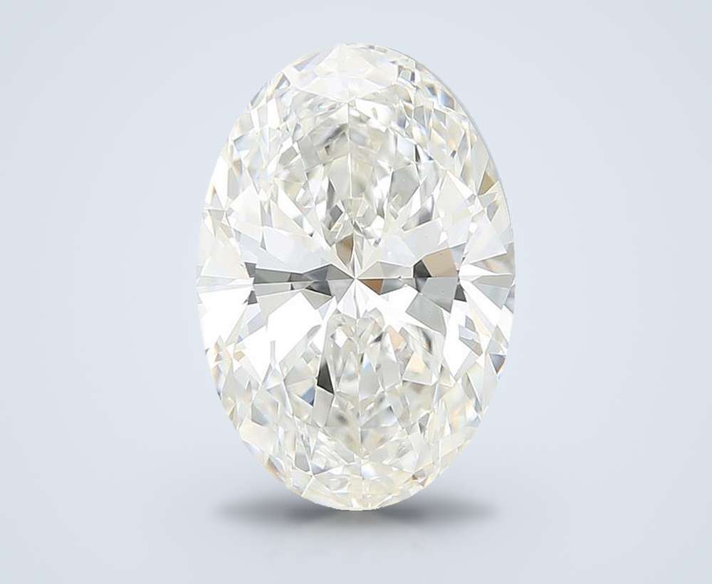 6.63 Carat Oval Lab Diamond
