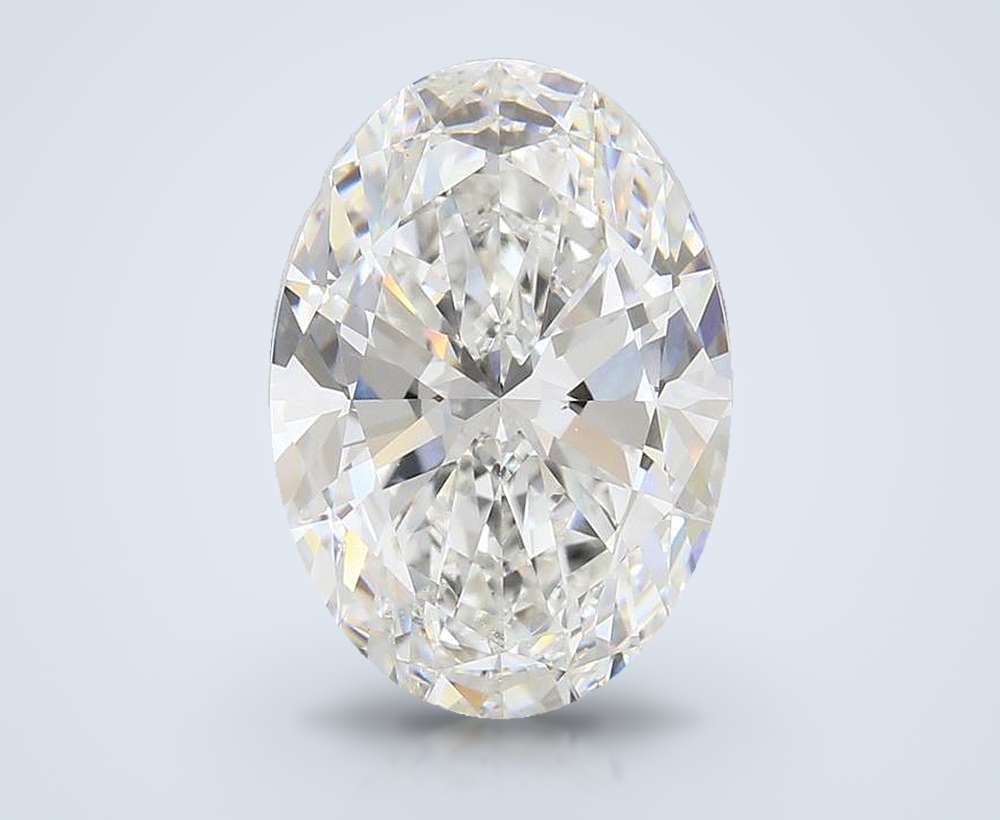 7.93 Carat Oval Lab Diamond