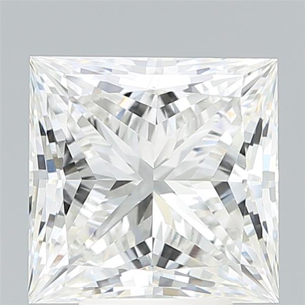 5.19ct F VS1 Excellent Cut Princess Lab Grown Diamond