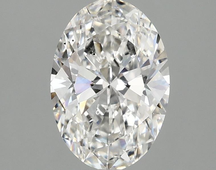 1.28ct F VS2 Rare Carat Ideal Cut Oval Lab Grown Diamond