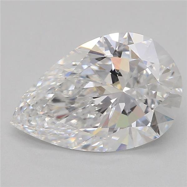 1.26ct D VS1 Rare Carat Ideal Cut Pear Lab Grown Diamond