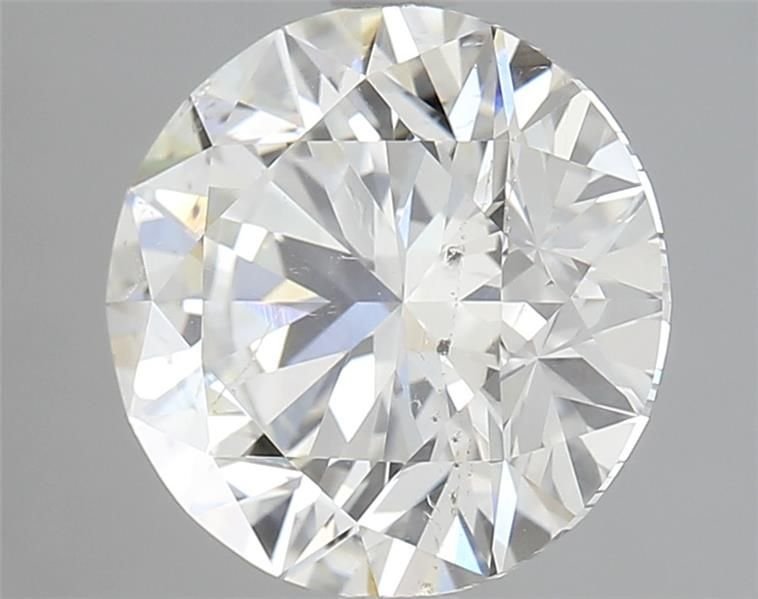 3.01ct I SI2 Rare Carat Ideal Cut Round Diamond