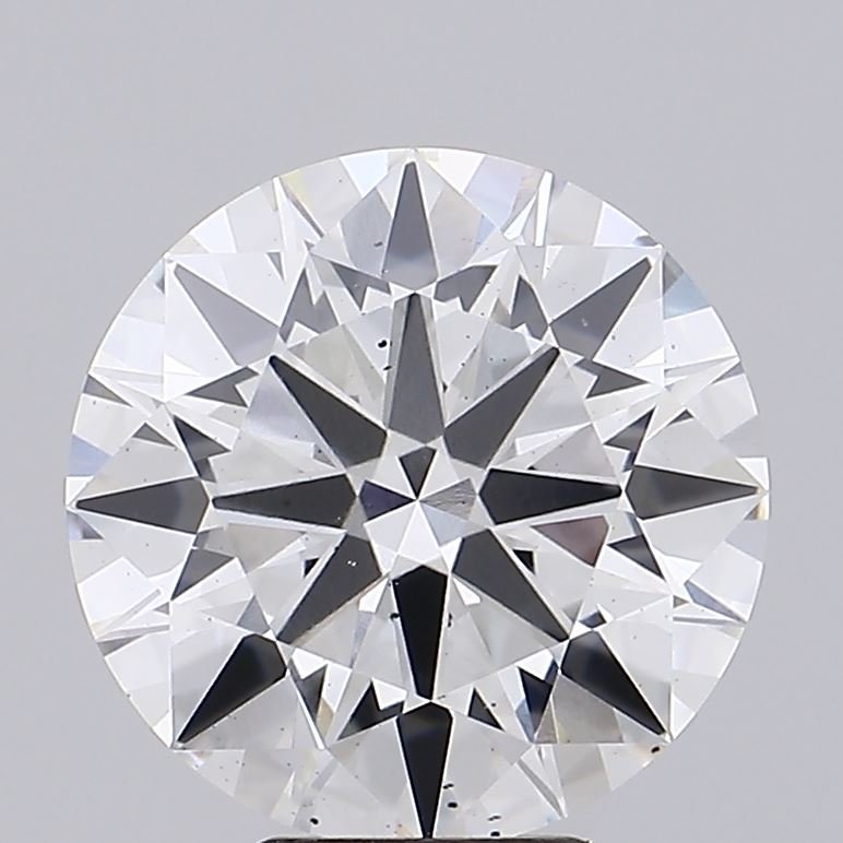 6.08ct F VS2 Rare Carat Ideal Cut Round Lab Grown Diamond