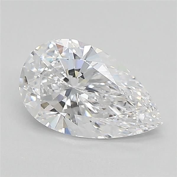 0.90ct D VVS1 Rare Carat Ideal Cut Pear Lab Grown Diamond