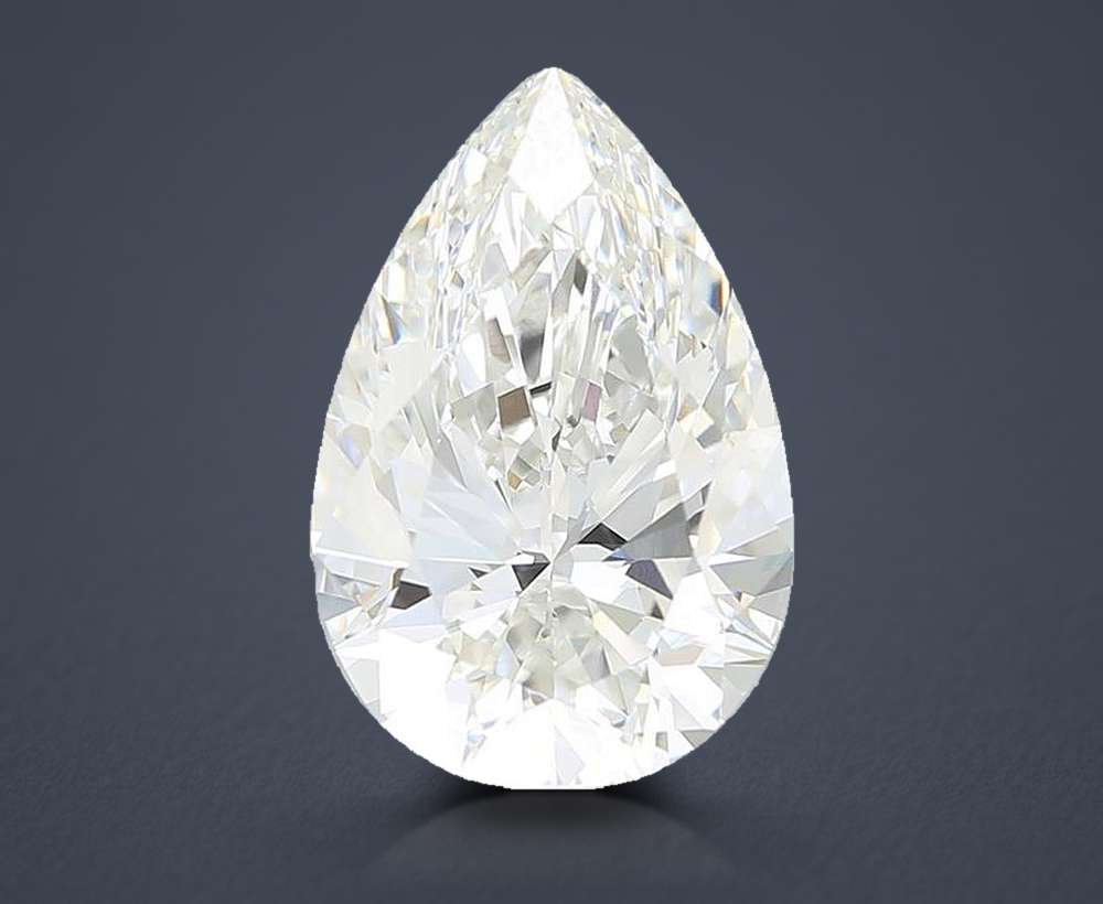 6.62 Carat Pear Lab Diamond