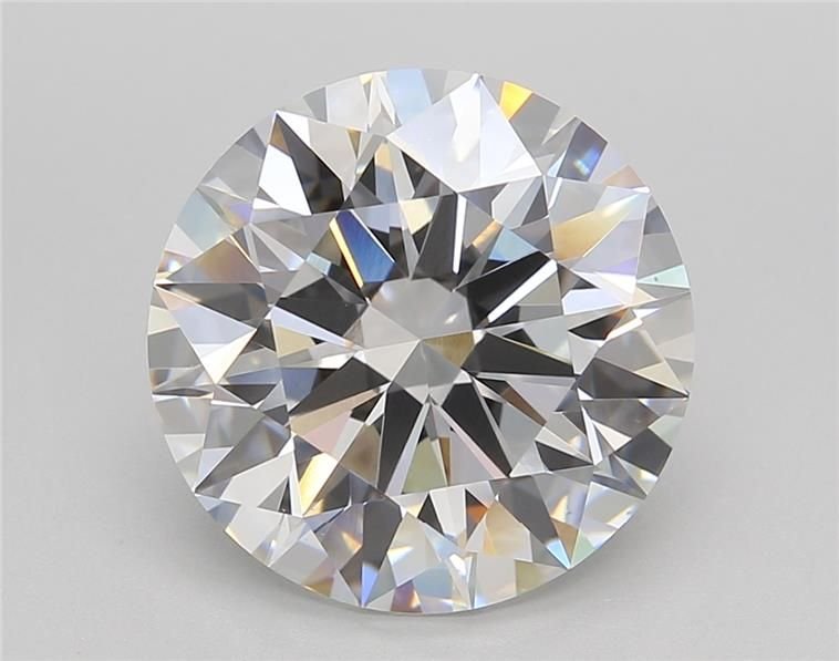 6.02ct E VVS2 Rare Carat Ideal Cut Round Lab Grown Diamond