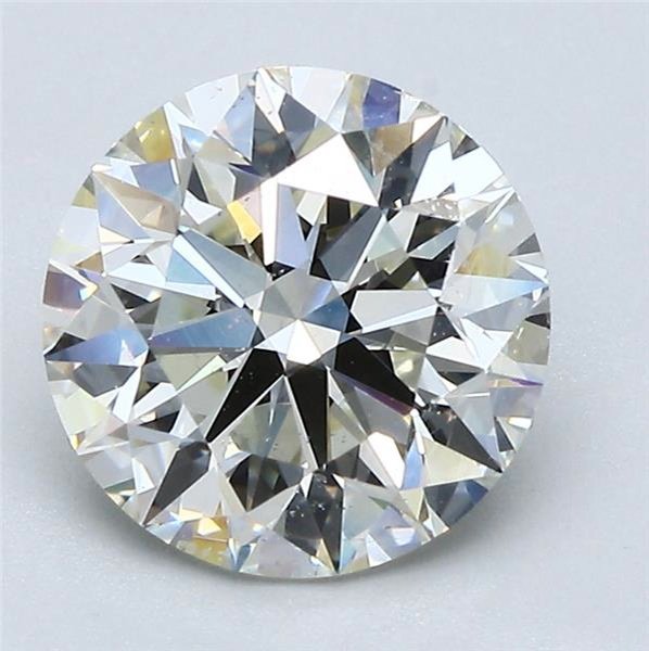 2.54ct K SI1 Excellent Cut Round Diamond