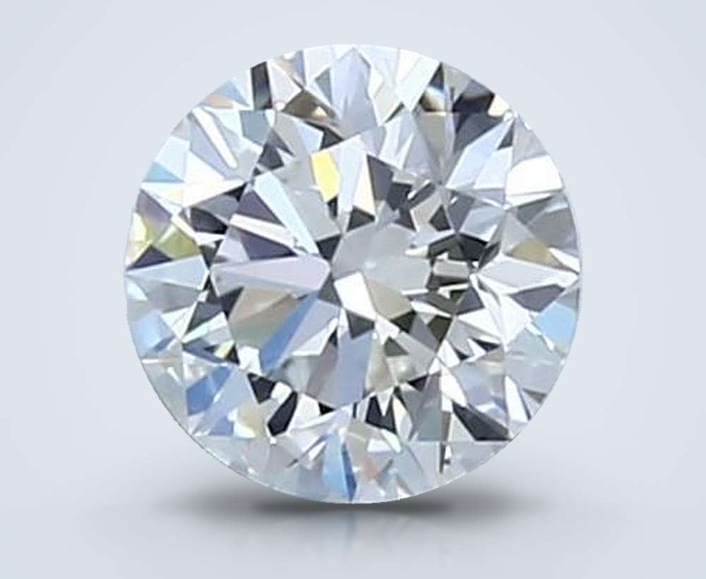 0.65 Carat Round Natural Diamond
