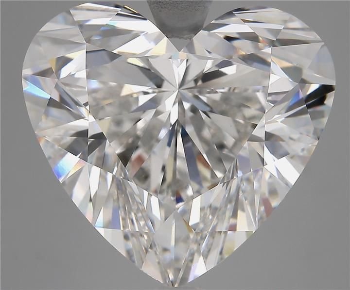 15.25ct F VVS2 Rare Carat Ideal Cut Heart Lab Grown Diamond