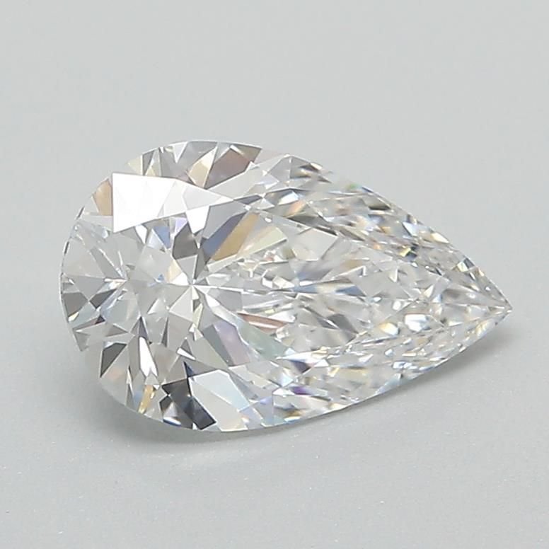 1.09ct D VVS1 Rare Carat Ideal Cut Pear Lab Grown Diamond