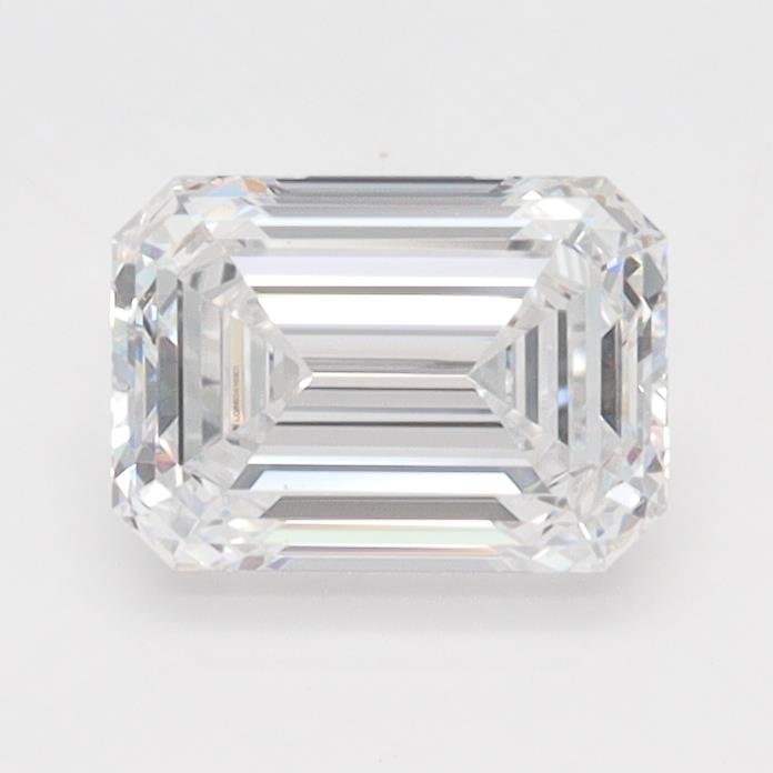 1.09ct D VVS1 Rare Carat Ideal Cut Emerald Lab Grown Diamond