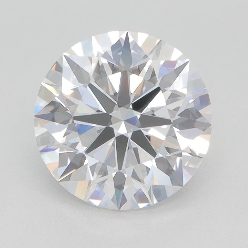 3.03ct F VS1 Rare Carat Ideal Cut Round Lab Grown Diamond