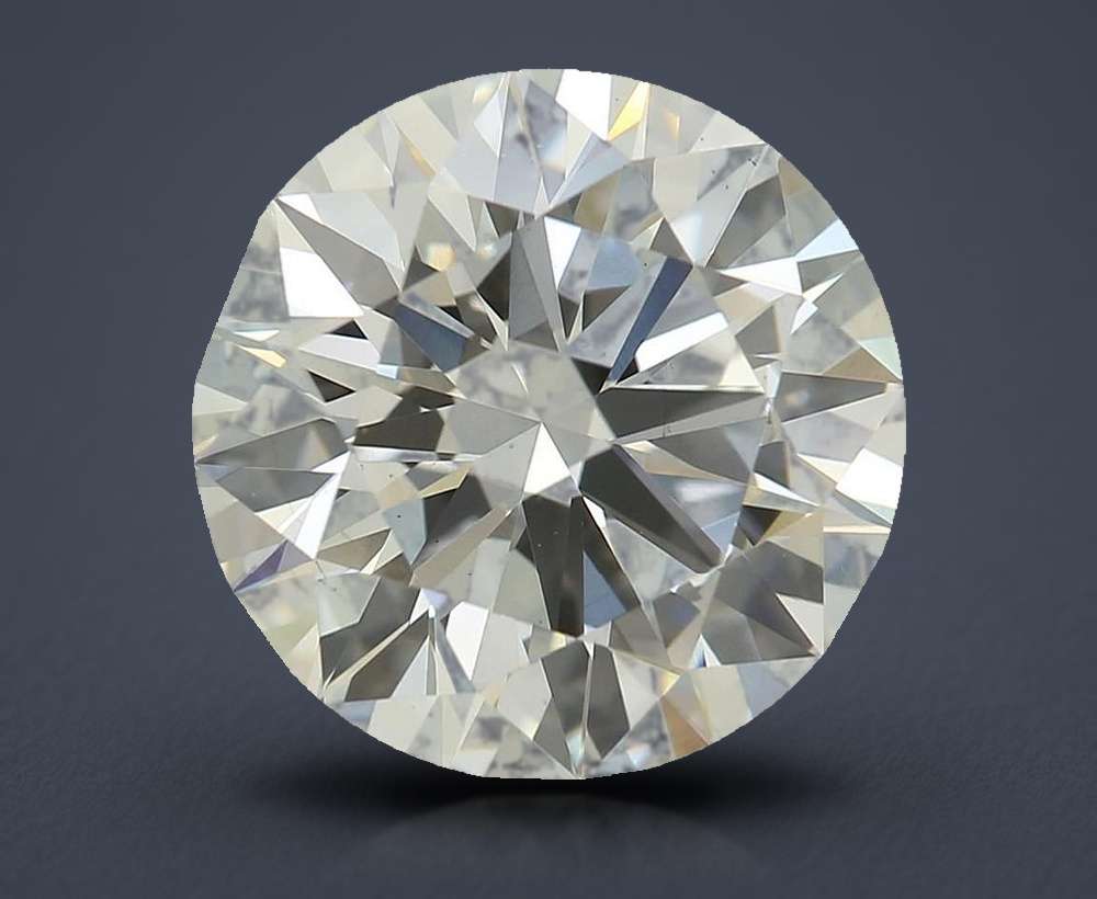 3.77 Carat Round Lab Diamond