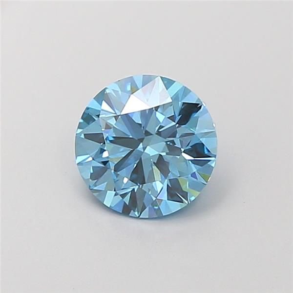 1.70 Ct. Fancy Vivid Blue Round Lab Diamond