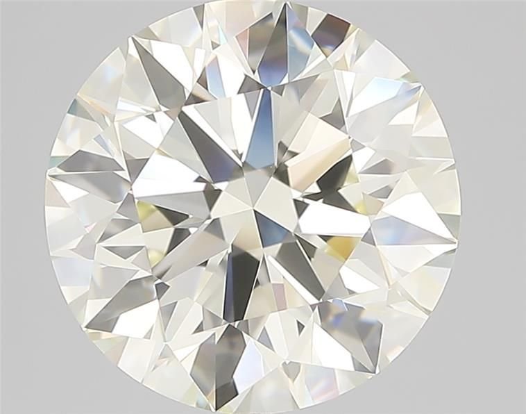 4.63ct K VVS2 Rare Carat Ideal Cut Round Diamond