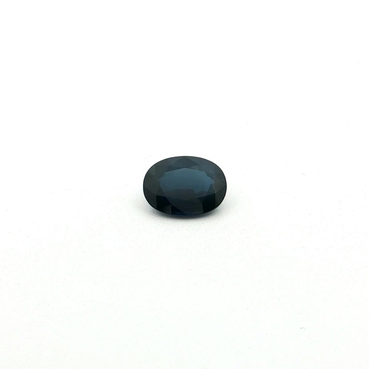 7.16 Carat Blue Oval Sapphire